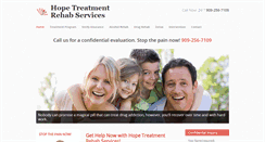 Desktop Screenshot of hopetreatmentrehab.com